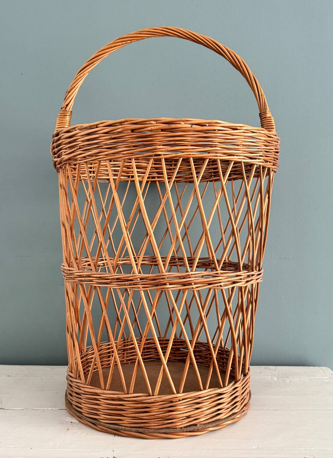 Vintage wicker basket