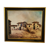Tableau paysage signé