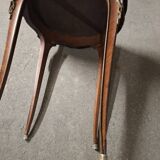 Louis XV style gueridon side table in marquetry