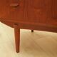 Bureau secrétaire en teck, design danois, années 1970, fabricant : AG Spejl Kobberbes
