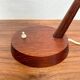 1960s Vintage Teak & Sisal Table Lamp by Temde Leuchten, Switzerland