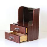 Vintage Italian Rosewood Night Stands, Set of Two