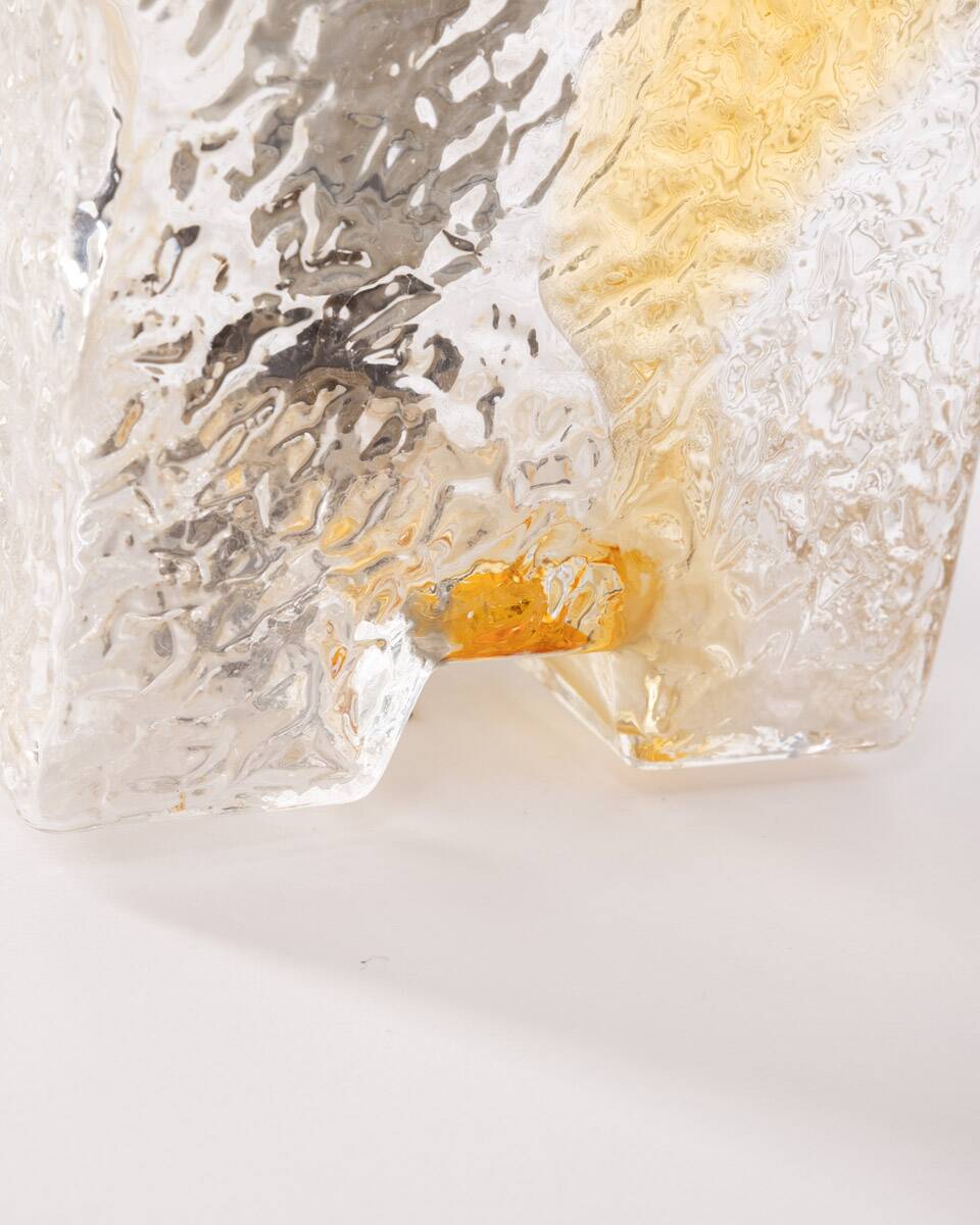 Pair of vintage 70s wall lamps design toni zuccheri for veart