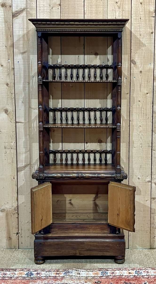 Late 19th century fir bookcase