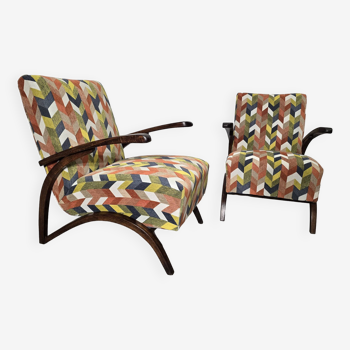 Art Deco Armchairs by Jindrich Halabala