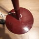 Lampadaire 1950 bordeaux et chrome
