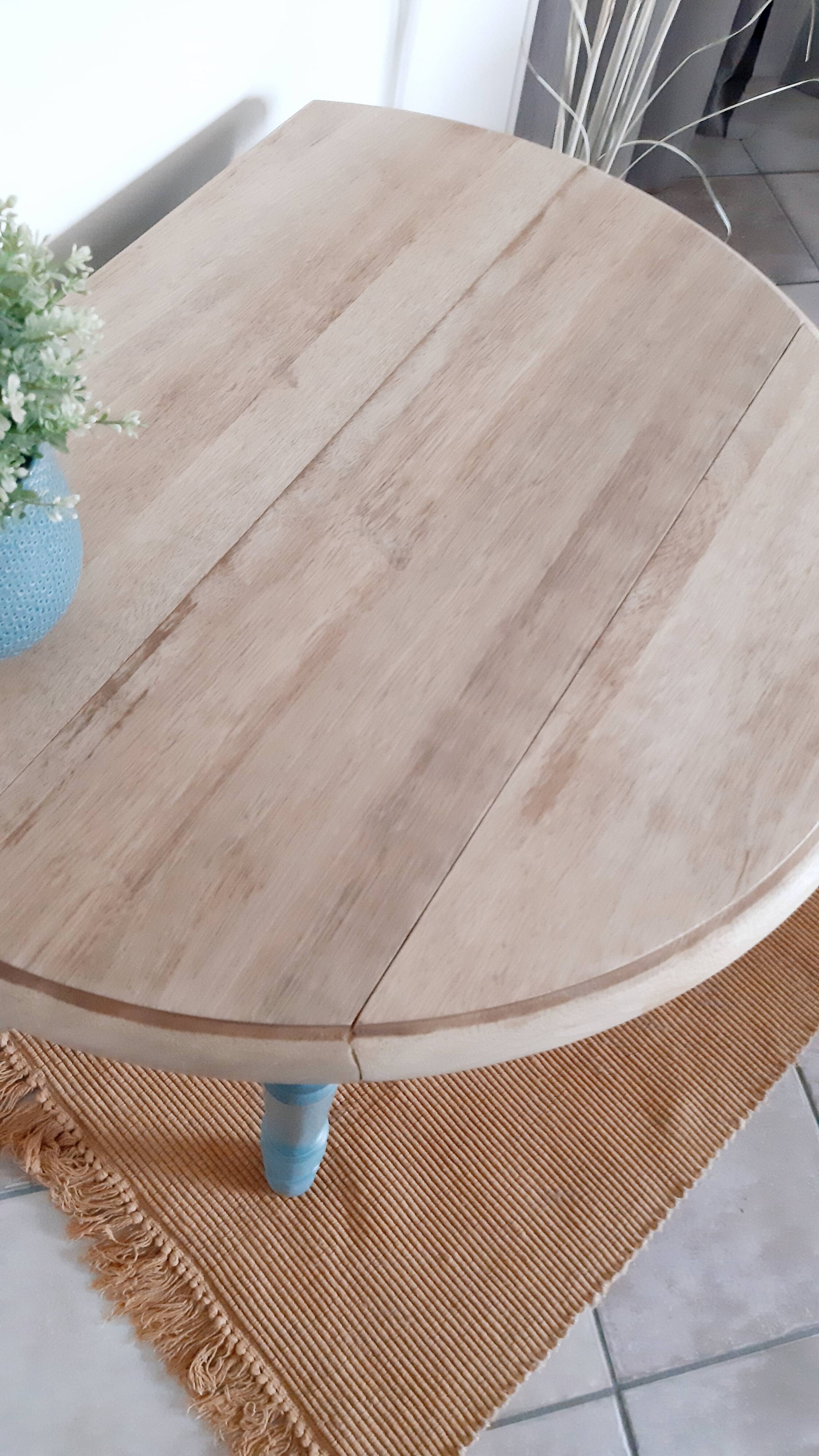 Console small renovated solid wood desk