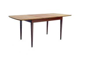 Vintage Scandinavian extendable dining table in teak from the 1950s.
