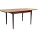 Vintage Scandinavian extendable dining table in teak from the 1950s.
