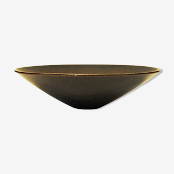 Bol en céramique glacé vintage par Carl Harry Stålhane, Suède années 1950