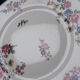 7 dessert plates Bernardaud Limoges porcelain with floral decoration from the 1920s to 1950s.