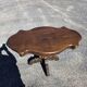 Antique round table in solid oak