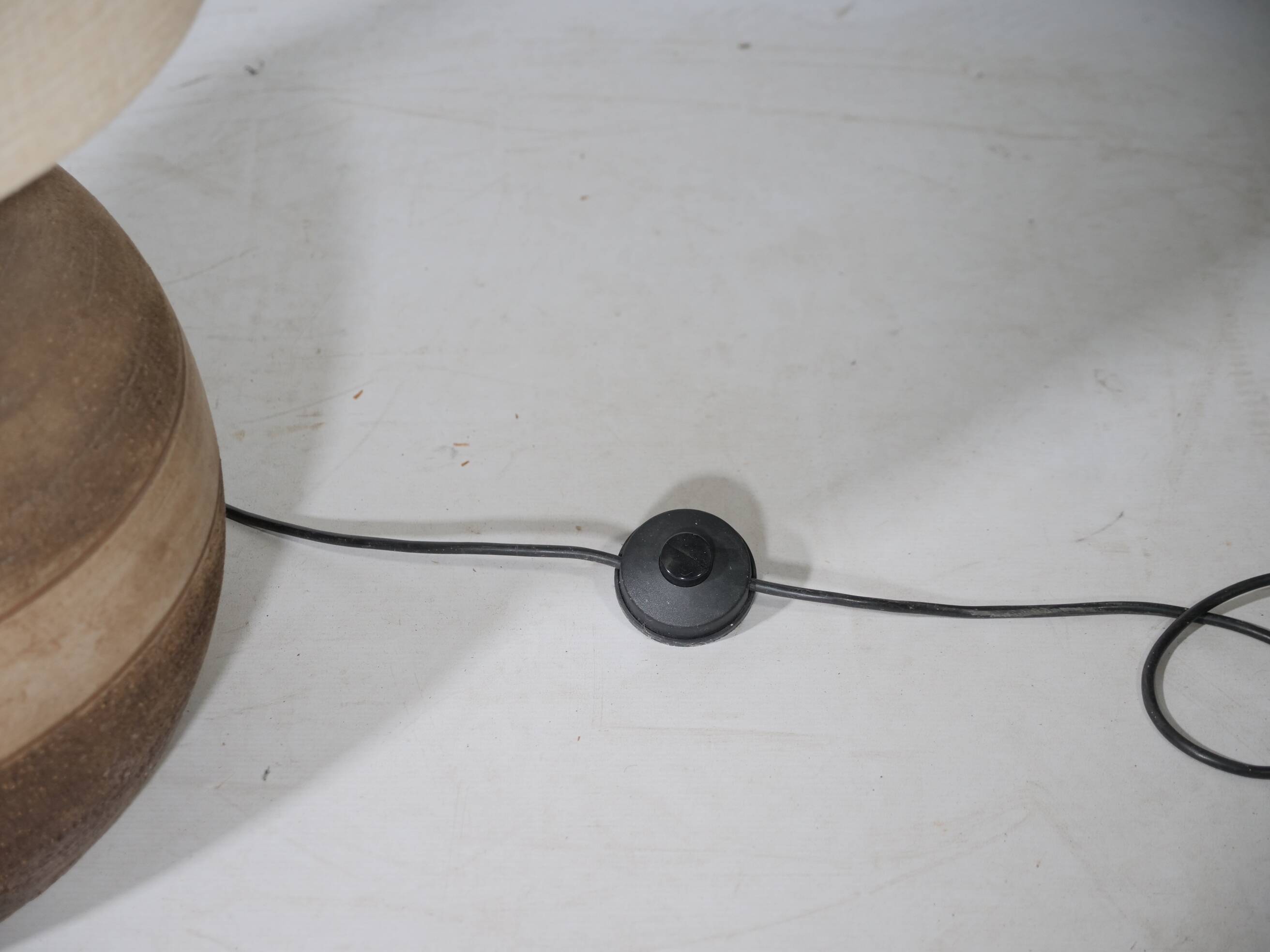 Scandi Design Floor Lamp Studio Ceramic Floor Light 1970s Vintage