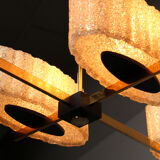 Pendant chandelier 1960 Arlus