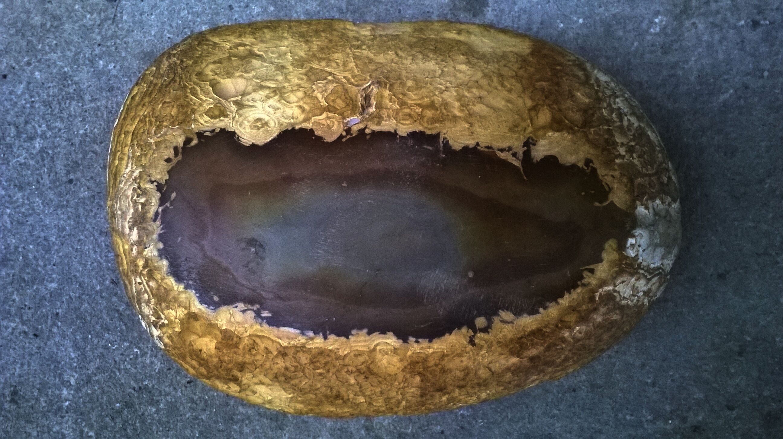 Natural stone ashtray