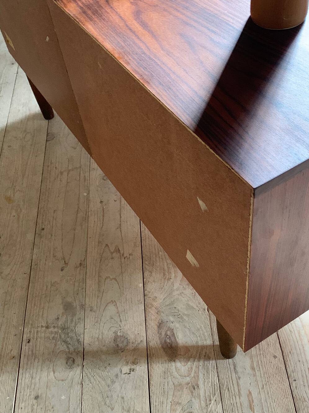 Vintage Scandinavian enfilade in Rio rosewood.