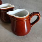 5 small milk pots/bistro cream
