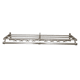 Vintage Aluminium Coat Rack With Hat Shelf – 1970s