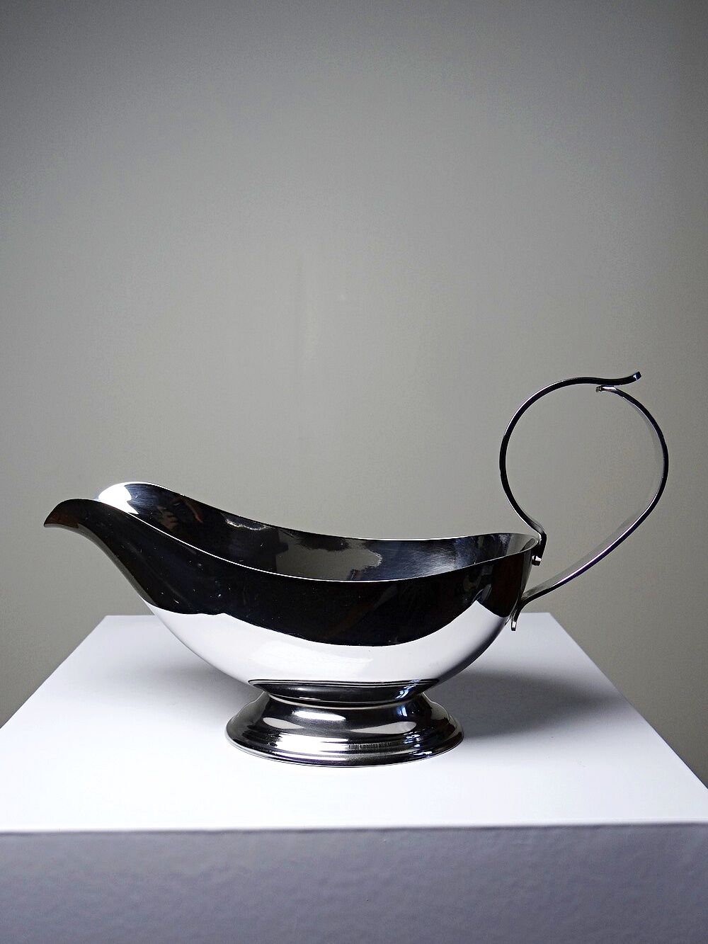 Rémy Letang stainless steel sauce boat 18/10 vintage 1970s-1980s