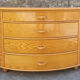 Commode bois, bambou et rotin, Cerda, vintage, années 80