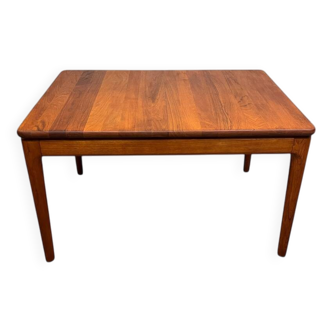 Table de salle à manger danoise extensible en teck de Glostrup