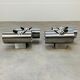 Pair of Oxar 70s wall lamps space age style