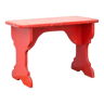 Red-footed wooden walking bench, 50s