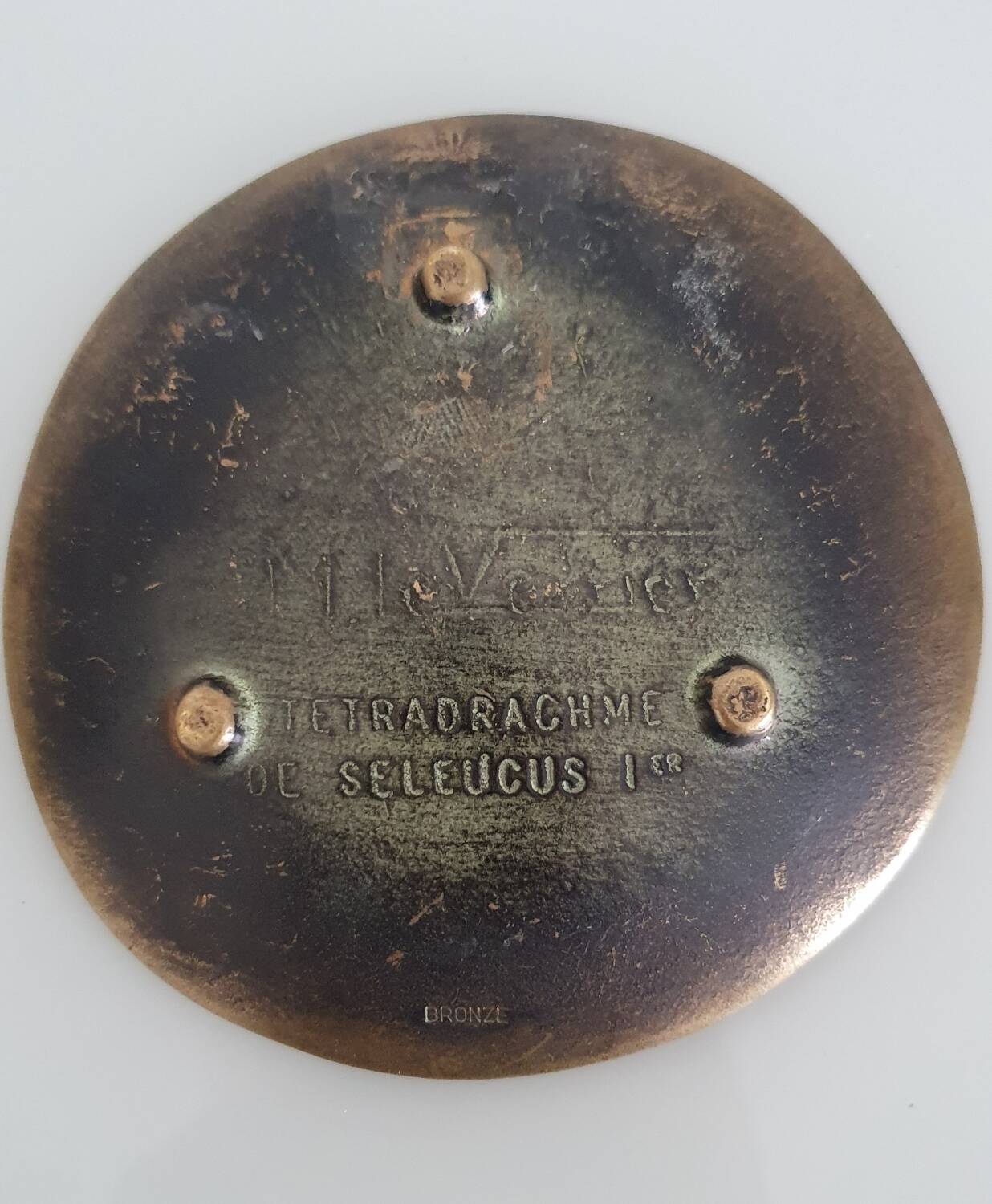 Art Deco bronze pocket emptier by Max Le Verrier