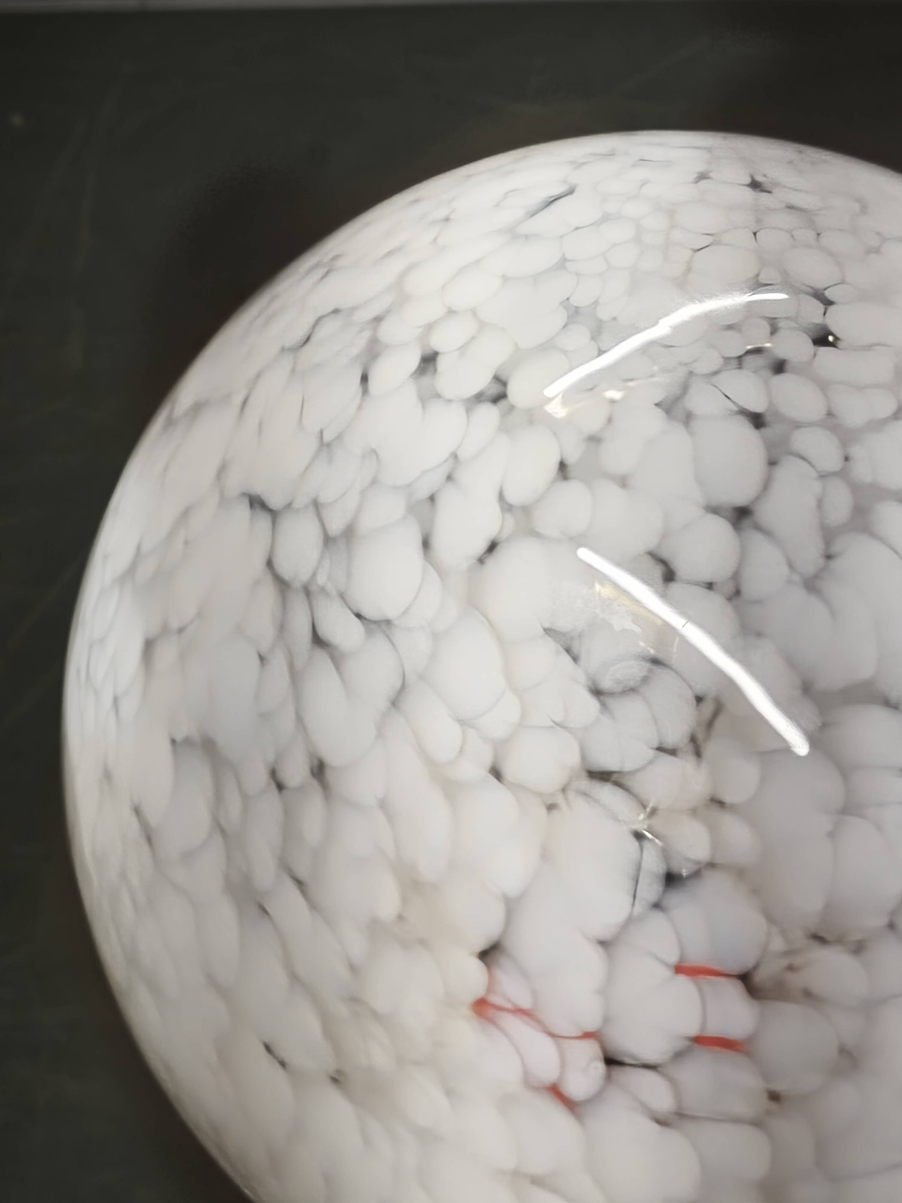 Carlo Nason pour Mazzega Lampe de sol en verre de Murano Space Age, années 1970