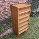 Commode rotin vintage