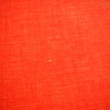 TABLE with two Italian EXTENSIONS and its 6 vintage CHAIRS of the 1970s in red color