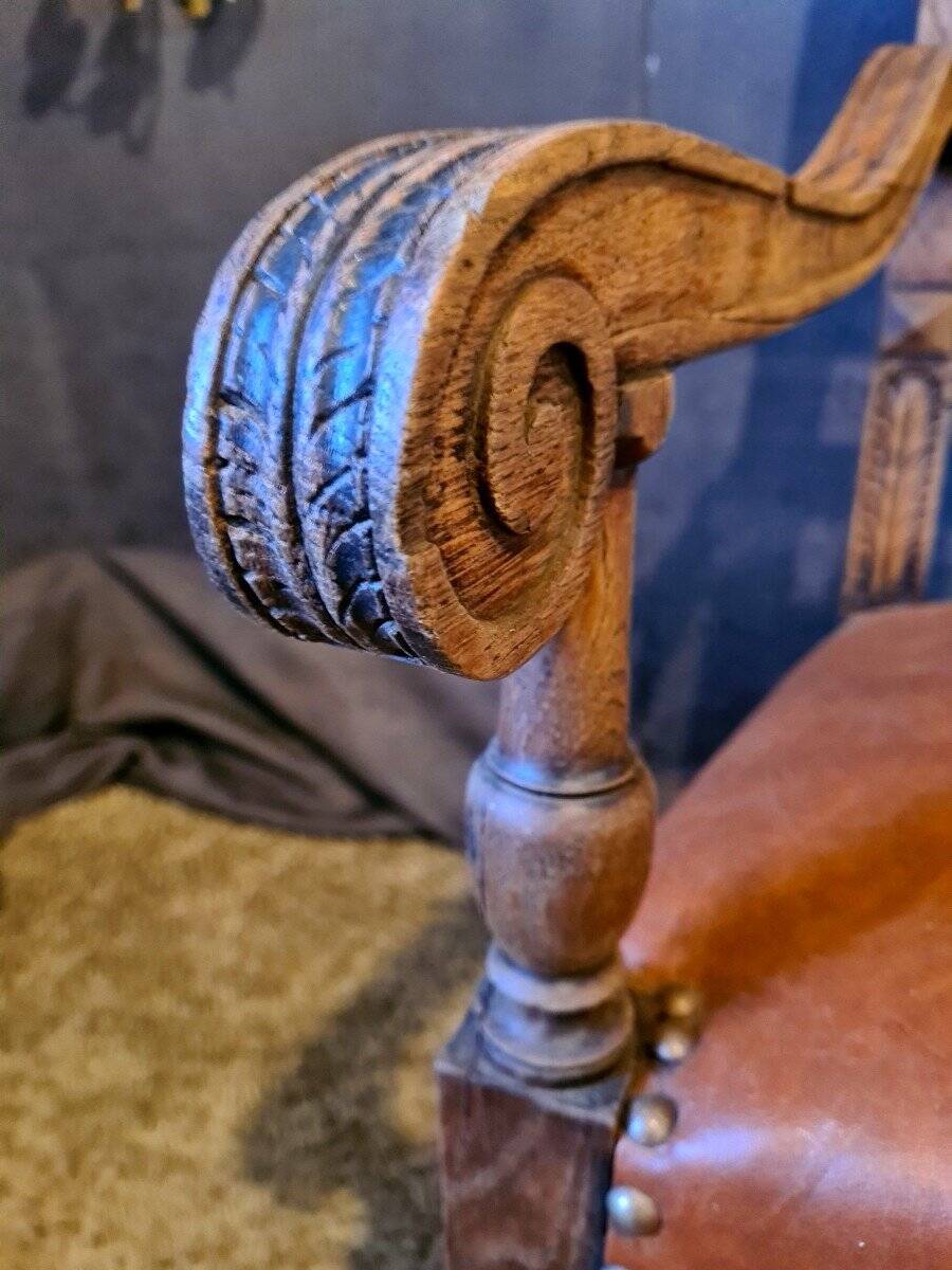 20th century oak armchair