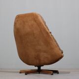 Mid-Century Danish Swivel Easy Chair from Madsen & Schubel, 1960s