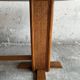 Honey-Brown Beech Wood Mid-Century Dining Table with Rattan Accents, 1960 Oval Top