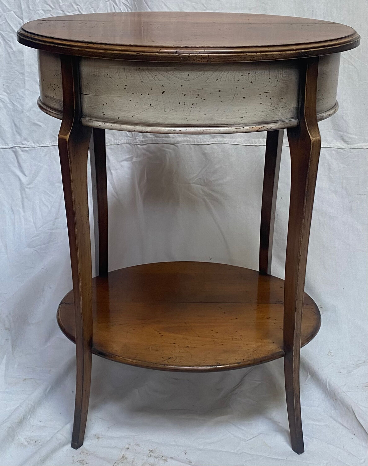 Louis XV style pedestal console, Shabby Chic