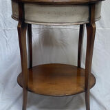 Louis XV style pedestal console, Shabby Chic