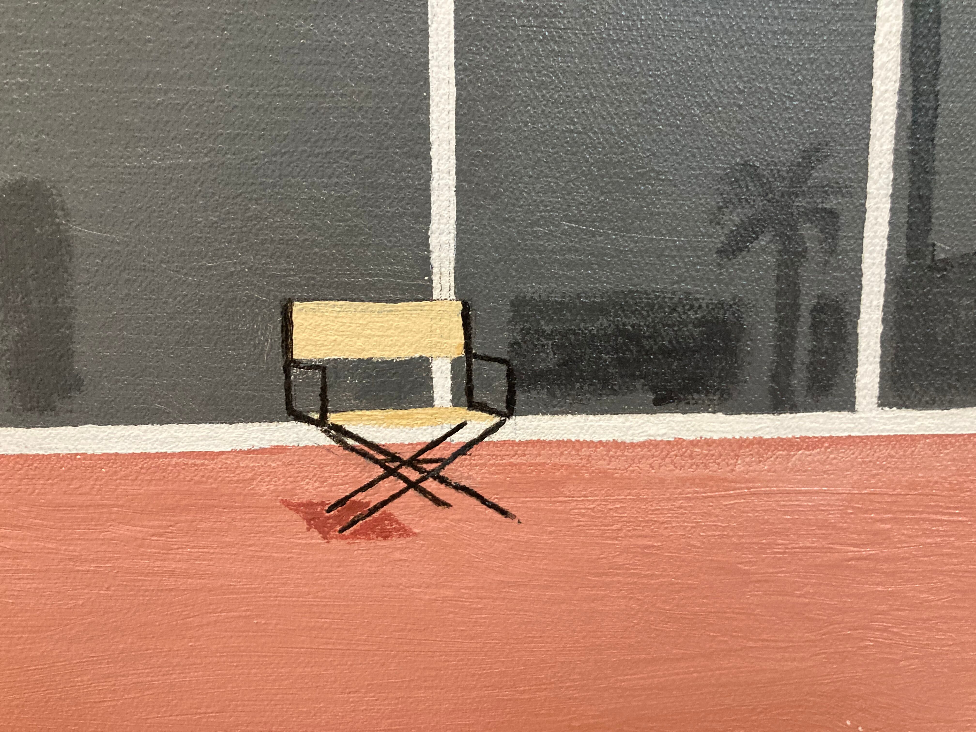 Acrylic painting inspired by The Bigger Splash