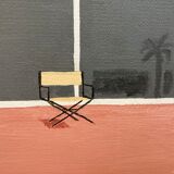 Acrylic painting inspired by The Bigger Splash