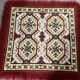 Vintage wool rug with fringe