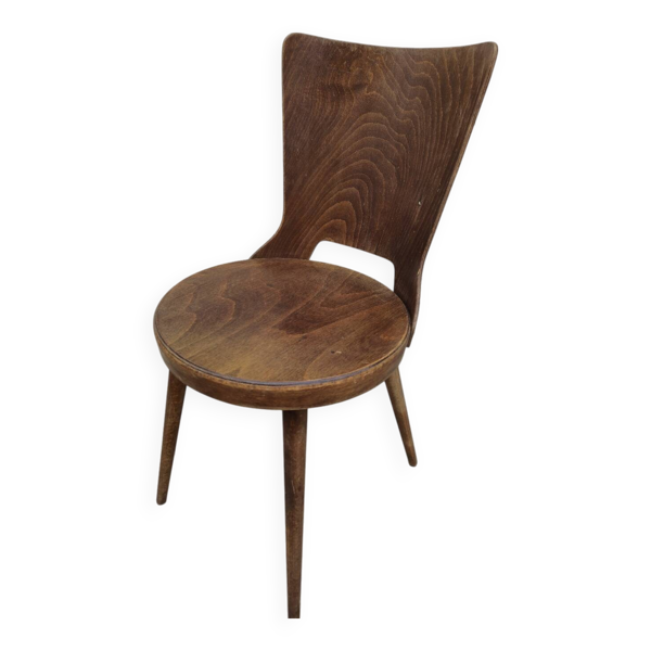 Chaise de bistrot Baumann modèle ''Dove'' vintage 1950