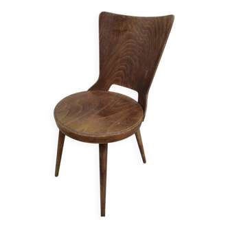 Chaise de bistrot Baumann modèle "Dove" vintage 1950