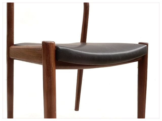 Vintage Scandinavian rosewood chairs 1960s