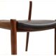 Vintage Scandinavian rosewood chairs 1960s