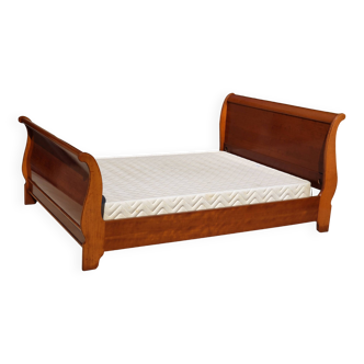 Roller sleigh bed