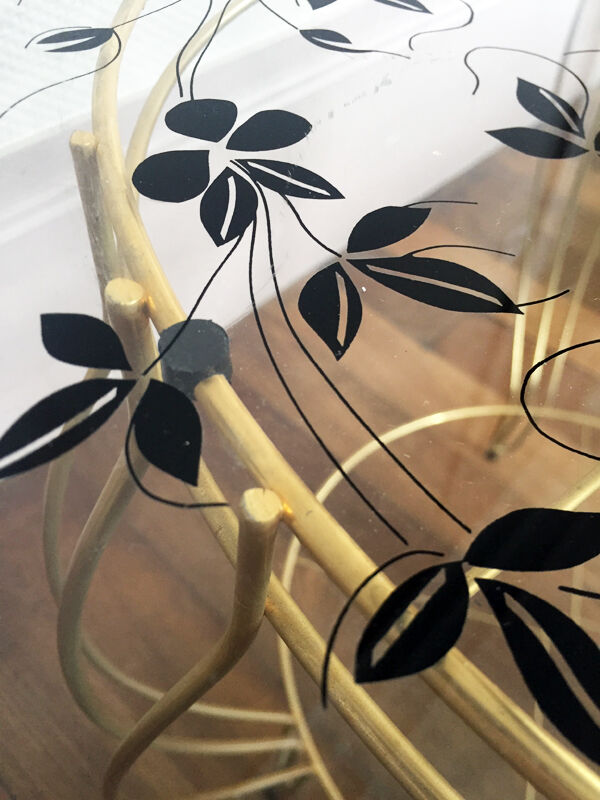 Table low hollywood regency décor 'phoenix', 1950