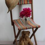 Ancienne chaise pliante en bois