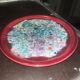 Plate signed Morvan valaurys style