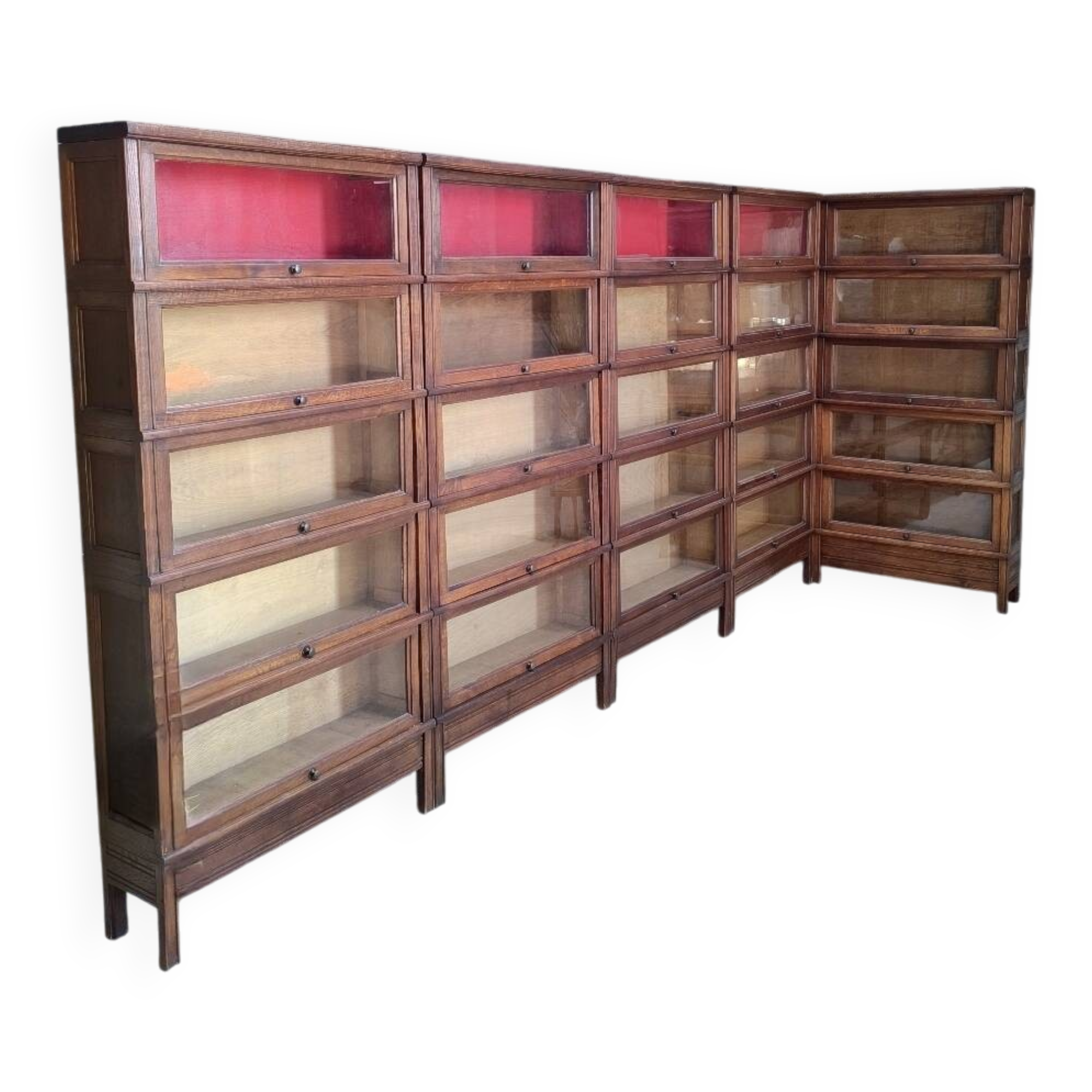 Oak display cabinet MD 1900