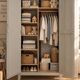 Armoire parisienne art déco rénovée miroir biseauté
