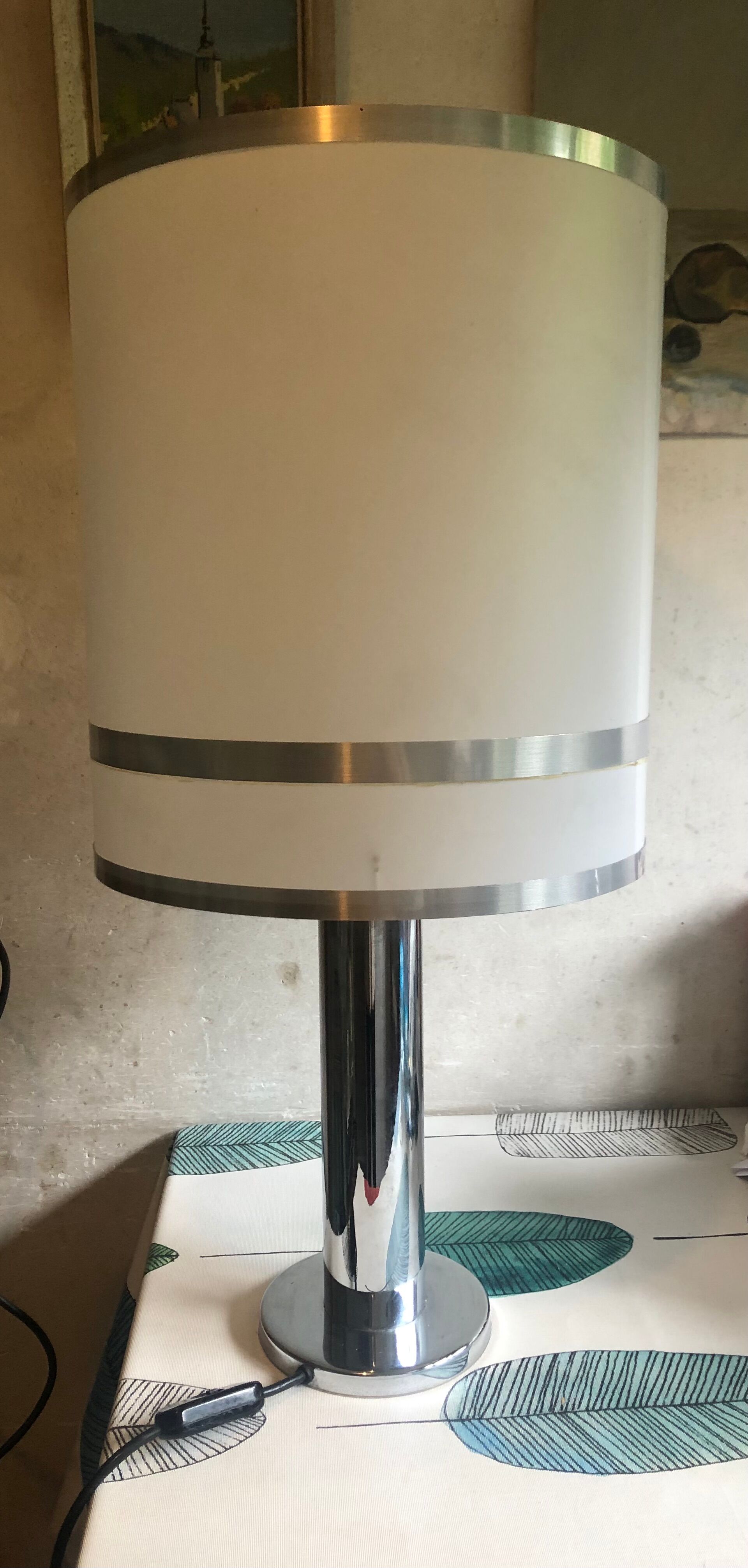 Lamp Space age Design chrome 70s